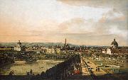 Wien, vom Belvedere aus gesehen. Bernardo Bellotto